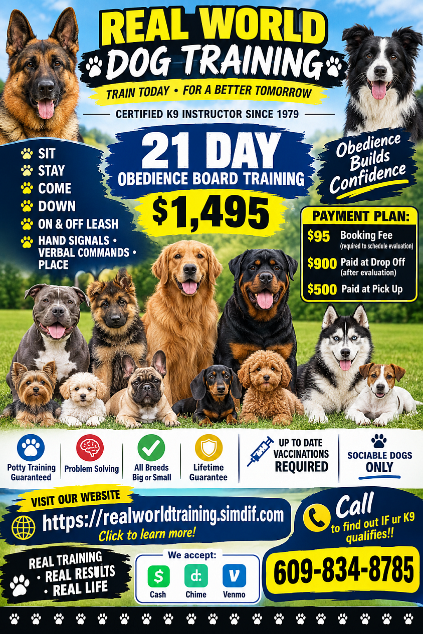 Obedience ☎️ 609-834-8785